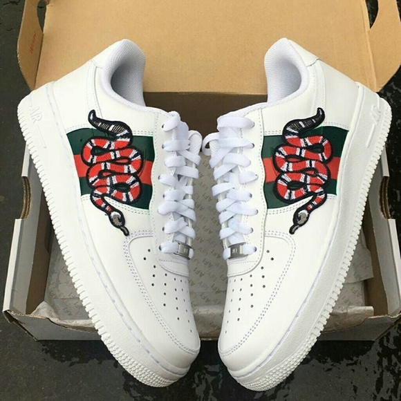 gucci snake air force 1